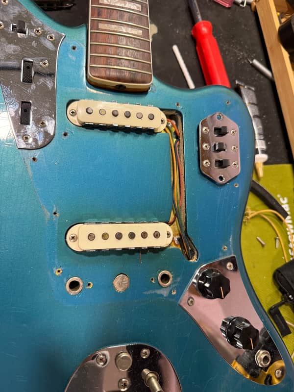 1966 Fender Jaguar with Maple Fretboard - Lake Placid Blue