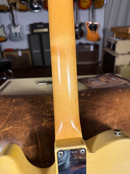 1966 Fender Telecaster with Maple Cap - Blonde - Ex. Tom Bukovac - 6.5 lbs - OSHC