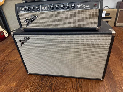 1966 Fender Bandmaster Piggyback Guitar Amp - Black Panel - W/ Premier Reverb