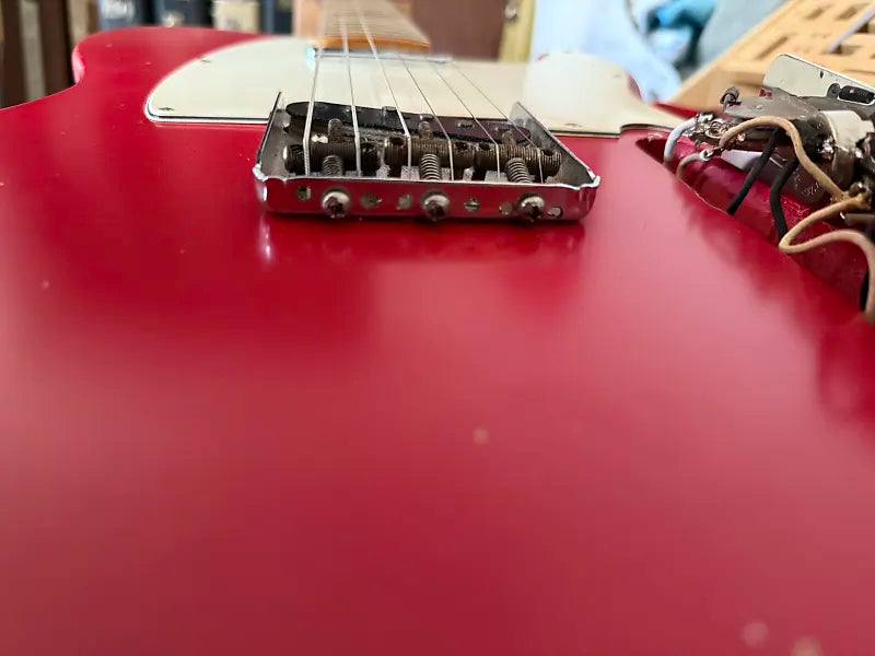 1967 Fender Telecaster - Dakota Red Refinish - Maple Cap - OHSC