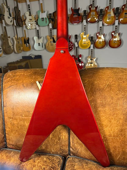 2021 Gibson Custom Shop '67 Mahogany Flying V Reissue with Maestro Vibrola - Sparkling Burgundy