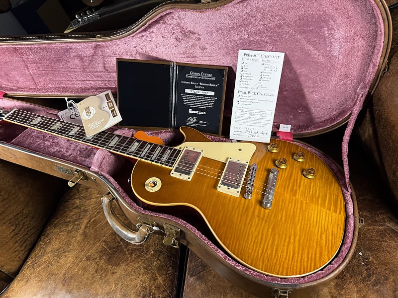 2017 Gibson Custom Shop Music Zoo Exclusive Historic Select Roasted Reissue '59 Les Paul Aged