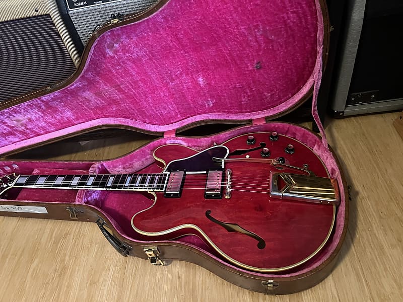 1962 Gibson ES-355TDSV with Sideways Vibrola - Cherry - OHSC