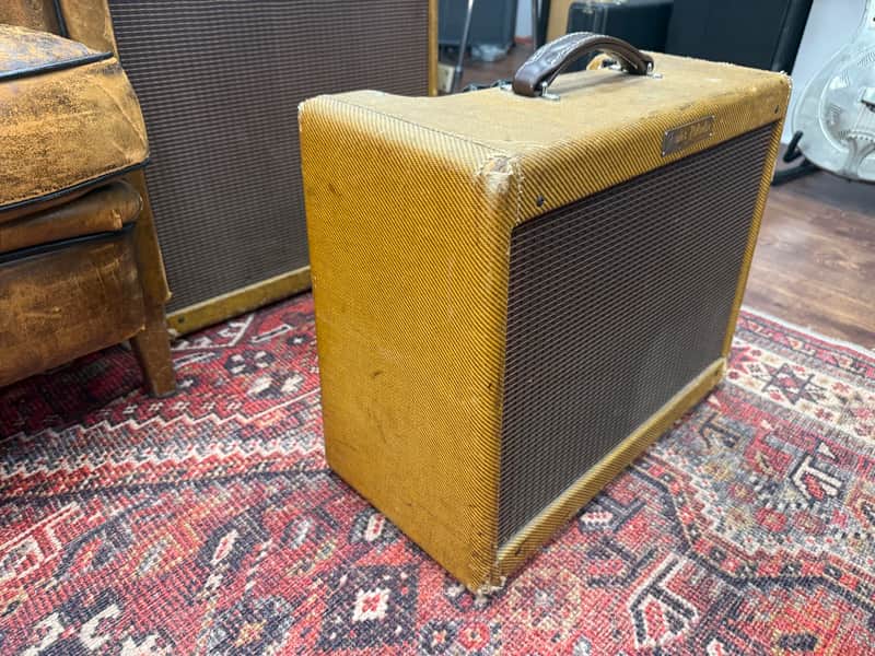 1960 Fender Vibrolux 5F11 Narrow Panel 10-Watt 1x10" Guitar Combo - Tweed