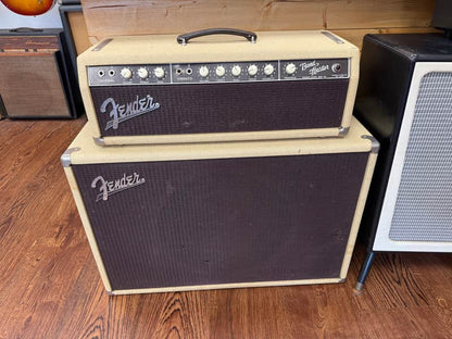 1961 Fender Bandmaster 6G7-A 40-Watt 1x12" Piggyback Guitar Amp - Brown