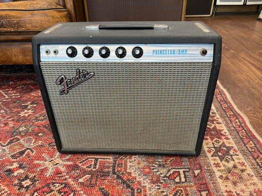 1969 Fender Princeton AA964 - Black/silver