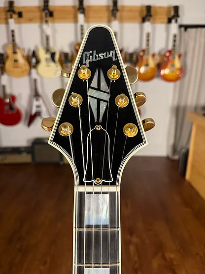 2017 Gibson Custom Shop Flying V Custom - Black