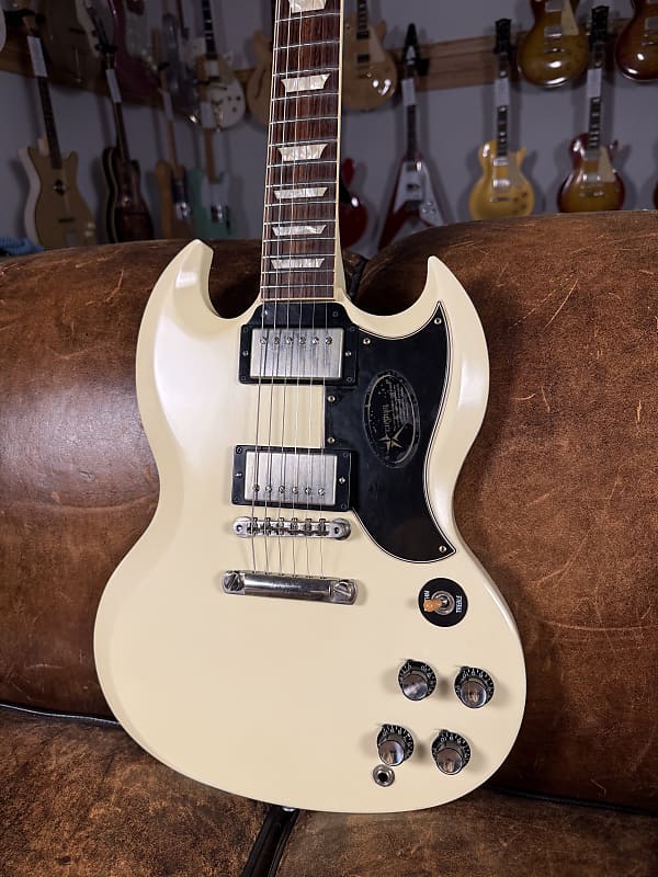 2007 Gibson Custom Shop SG Standard - Alpine White VOS