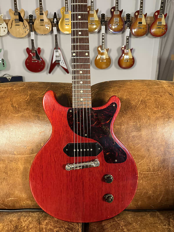 1958 Gibson Les Paul Junior Double Cutaway - Cherry - 4 Digit Serial