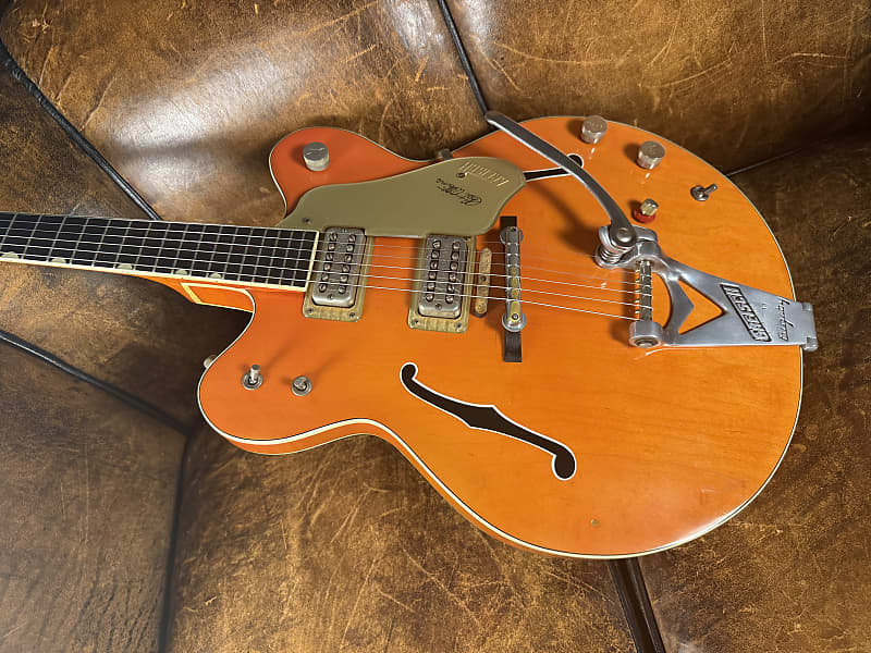 1964 Gretsch 6120 Chet Atkins Hollow Body - Orange - OHSC