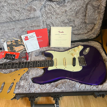 2021 Fender CME Exclusive American Ultra Stratocaster Ebony Fretboard - Plum Metallic