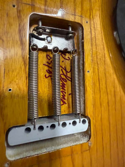 2005 Fender 50th Anniversary 1954 Stratocaster Masterbuilt Chris Fleming - Sunburst