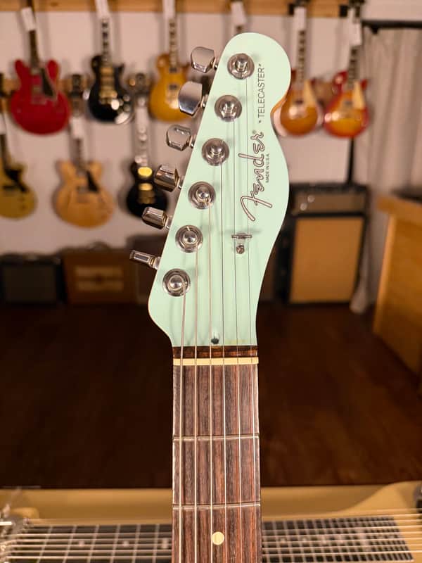 2009 Fender FSR Telecaster - Daphne Blue Matching Headstock