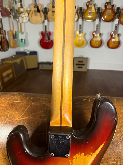 1959 Fender Precision Bass - Sunburst - Gold Anodized Guard - 1 Owner - OHSC