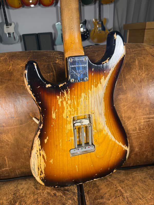 2022 Fender Custom Shop Limited Poblano Roasted Stratocaster Relic - Sunburst