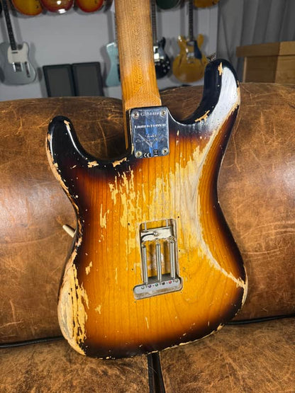 2022 Fender Custom Shop Limited Poblano Roasted Stratocaster Relic - Sunburst