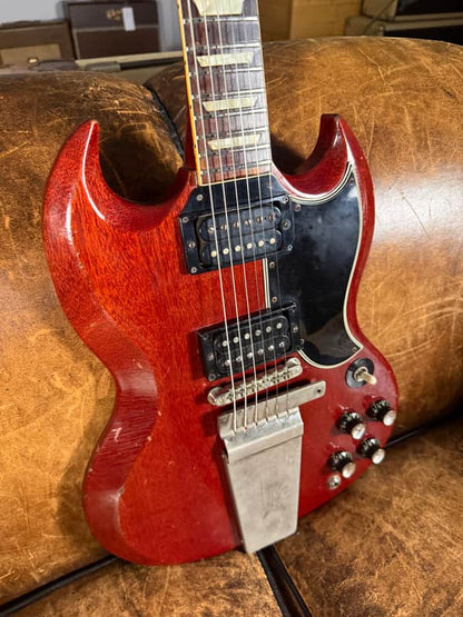 1965 Gibson SG Standard with Maestro Vibrola - Cherry - 1 and 5/8” Nut