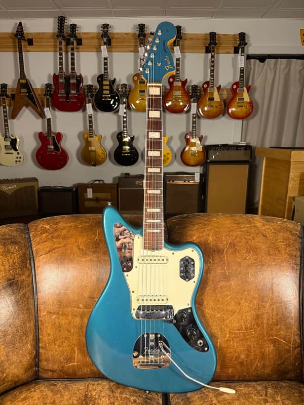 1966 Fender Jaguar with Maple Fretboard - Lake Placid Blue