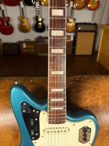 1966 Fender Jaguar with Maple Fretboard - Lake Placid Blue
