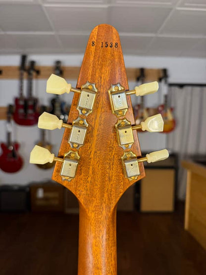 2021 Gibson Custom Shop '58 Mahogany Flying V Reissue - VOS Natural Walnut