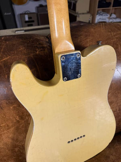 1966 Fender Telecaster with Maple Cap - Blonde - Ex. Tom Bukovac - 6.5 lbs - OSHC