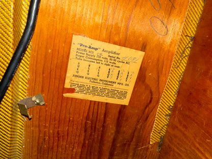 1953 Fender Pro 5C5 Wide Panel 18-Watt 1x15" Guitar Combo - Tweed