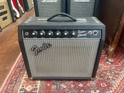 1984 Fender Super Champ EV Version 18-Watt 1x10" Guitar Combo - Black
