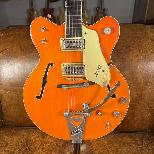 1964 Gretsch 6120 Chet Atkins Hollow Body - Orange - OHSC