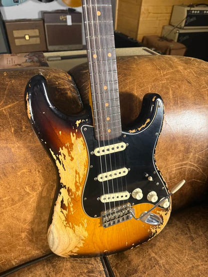 2022 Fender Custom Shop Limited Poblano Roasted Stratocaster Relic - Sunburst
