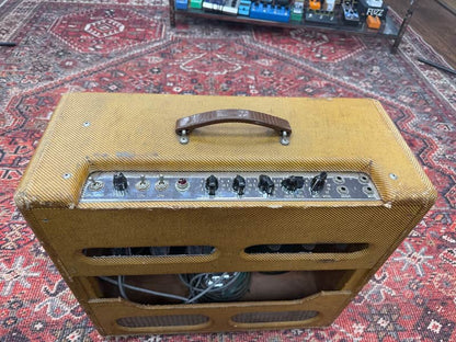 1959 Fender Bandmaster 5E7 Narrow Panel 26-Watt 3x10" Guitar Combo - Tweed