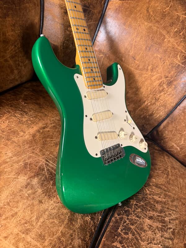 1988 Fender Eric Clapton Artist Series Stratocaster with Lace Sensor Pickups - Candy Green