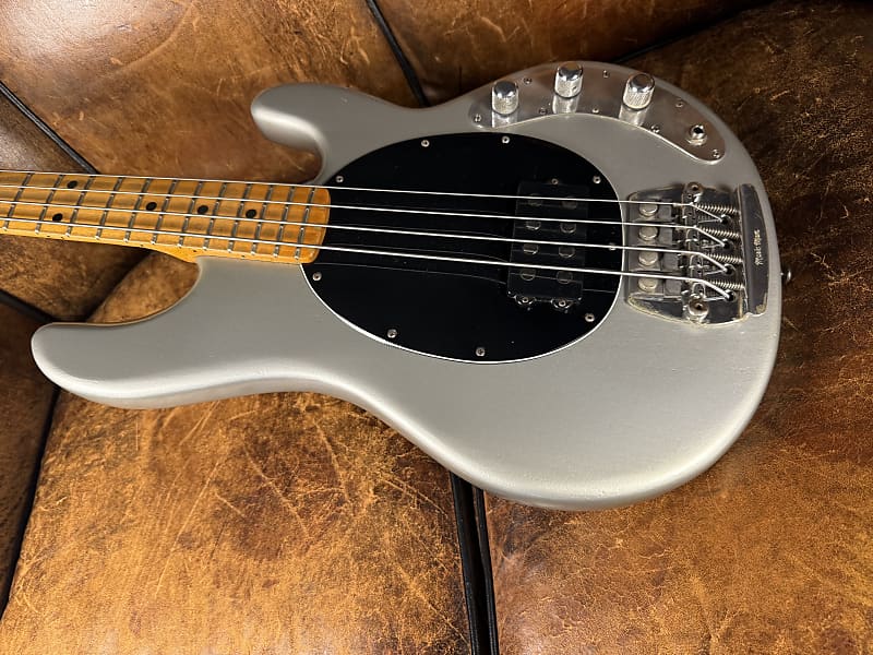 1979 Music Man StingRay with Maple Fretboard - Inca Silver - OHSC