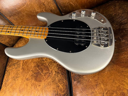 1979 Music Man StingRay with Maple Fretboard - Inca Silver - OHSC