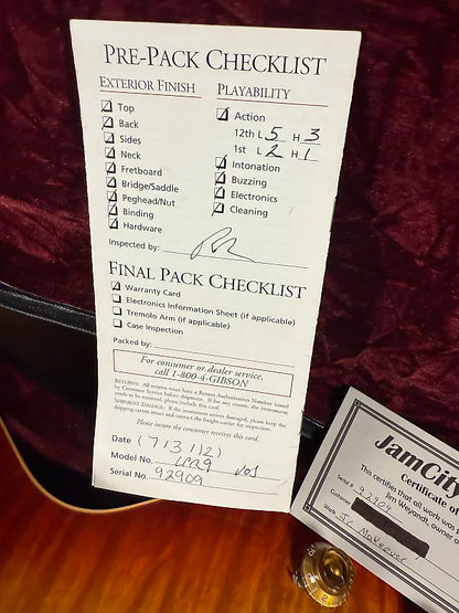 2012 Gibson Custom Shop ‘59 Les Paul - Jam City Makeover Brazilian Board