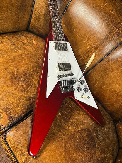 2021 Gibson Custom Shop '67 Mahogany Flying V Reissue with Maestro Vibrola - Sparkling Burgundy