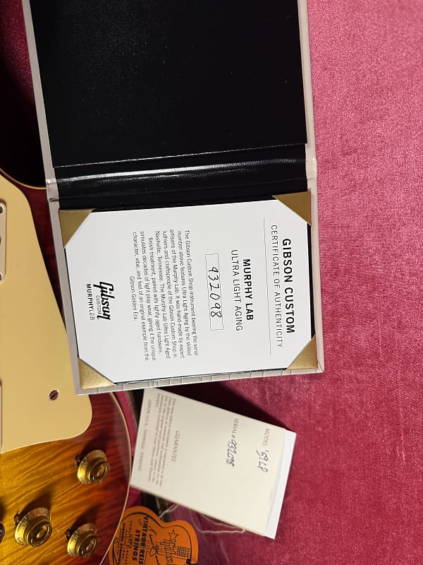 2023 Gibson Custom Shop Murphy Lab Ultra Light Aging ‘59 Reissue Les Paul