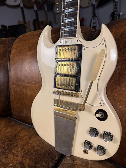 1965 Gibson SG Custom - White - Wide Nut