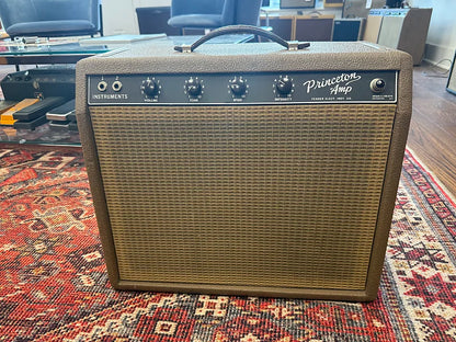 1963 Fender Princeton 6G2 Brownface 12-Watt 1x10" Guitar Combo - Brown