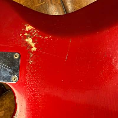 1966 Fender Jaguar - Candy Apple Red - 100% Original - OHSC