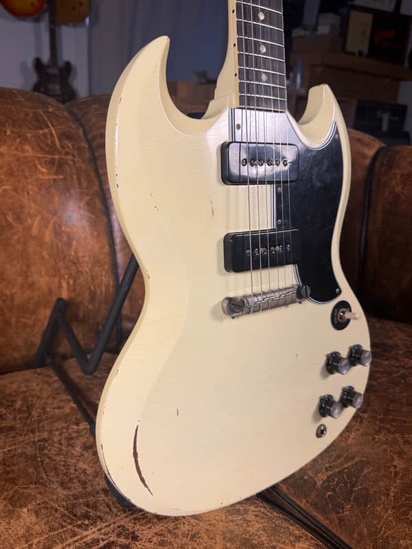 Gibson Custom Shop Murphy Lab Heavy Aged ‘63 SG Special 2025 - Polaris White