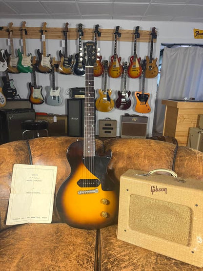 1954 Gibson Les Paul Junior and Amp - Sunburst