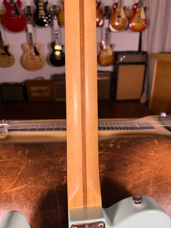 2009 Fender FSR Telecaster - Daphne Blue Matching Headstock
