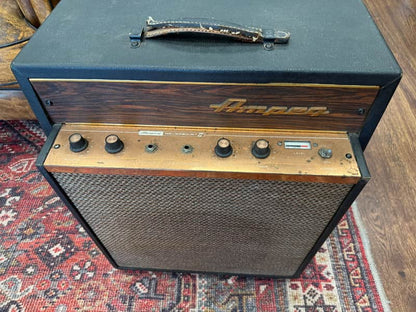 1967 Ampeg J-12R Reverbojet"Golden Glo" 18-Watt 1x12" Guitar Combo - Black