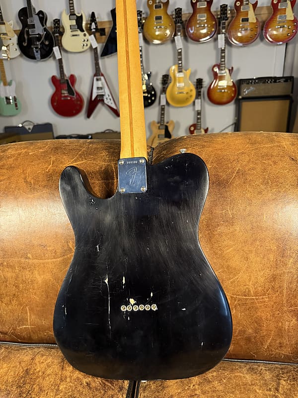 1971 Fender Telecaster Thinline - Black Refin - OHSC