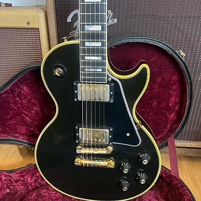 2006 Gibson Custom Shop Les Paul Custom - Black - OHSC