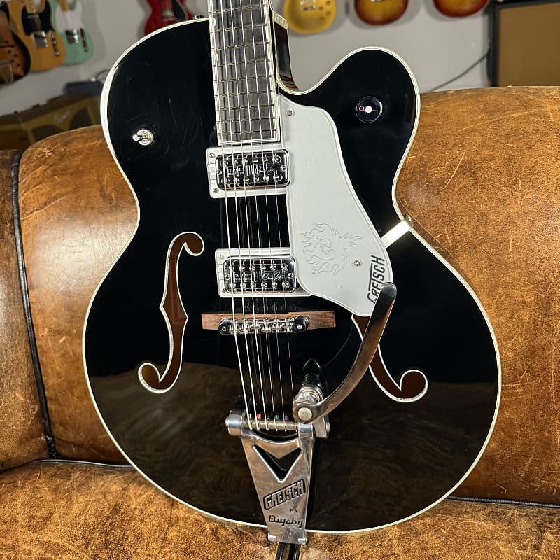 2017 Gretsch G6136SLBP Brian Setzer Black Phoenix - Black