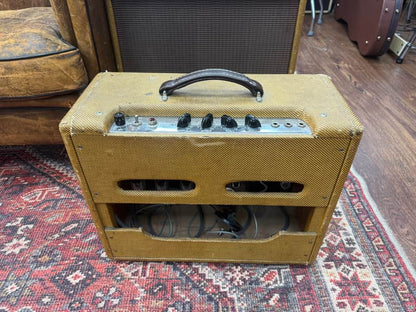 1960 Fender Vibrolux 5F11 Narrow Panel 10-Watt 1x10" Guitar Combo - Tweed