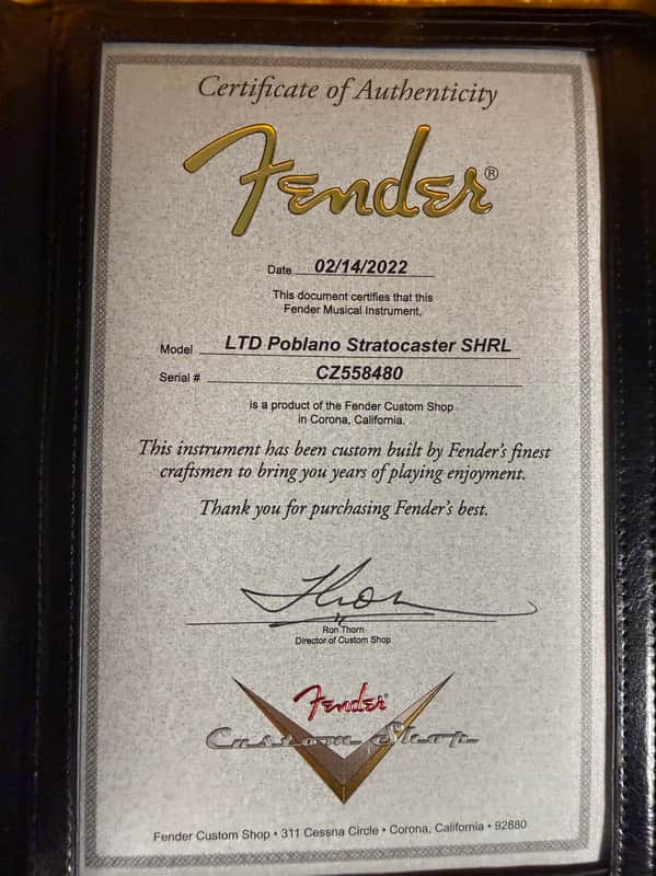 2022 Fender Custom Shop Limited Poblano Roasted Stratocaster Relic - Sunburst