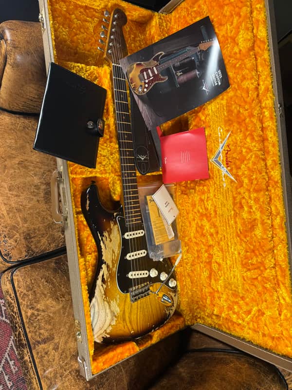2022 Fender Custom Shop Limited Poblano Roasted Stratocaster Relic - Sunburst