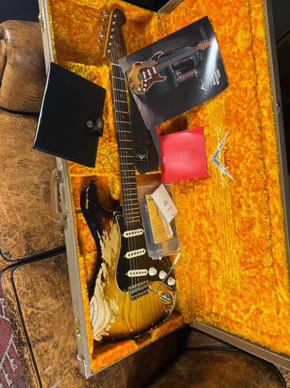 2022 Fender Custom Shop Limited Poblano Roasted Stratocaster Relic - Sunburst